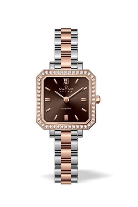 ÇELİK - PEMBE METAL BAND KADIN KOL SAATİ