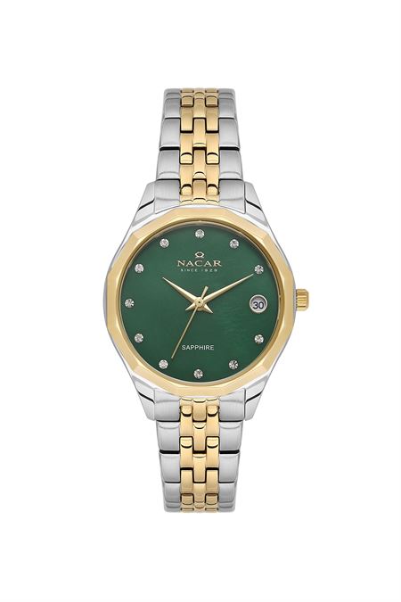 ÇELİK - SARI METAL BAND KADIN KOL SAATİ