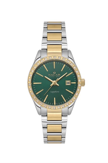 ÇELİK - SARI METAL BAND KADIN KOL SAATİ