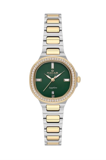 ÇELİK - SARI METAL BAND KADIN KOL SAATİ