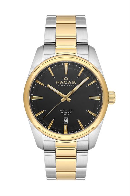 ÇELİK - SARI METAL BAND ERKEK KOL SAATİ