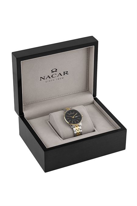 ÇELİK - SARI METAL BAND ERKEK KOL SAATİ