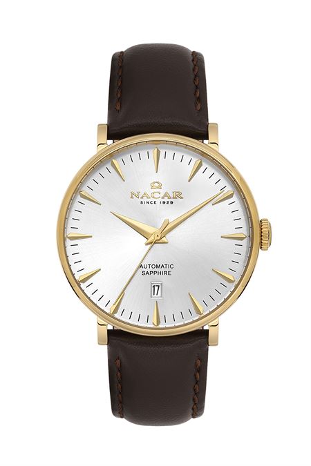 KAHVERENGİ HAKİKİ DERİ ERKEK KOL SAATİ