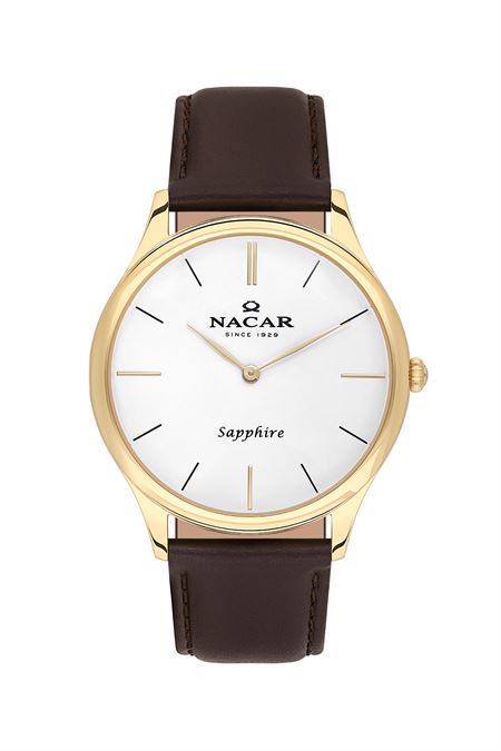 KAHVERENGİ HAKİKİ DERİ ERKEK KOL SAATİ