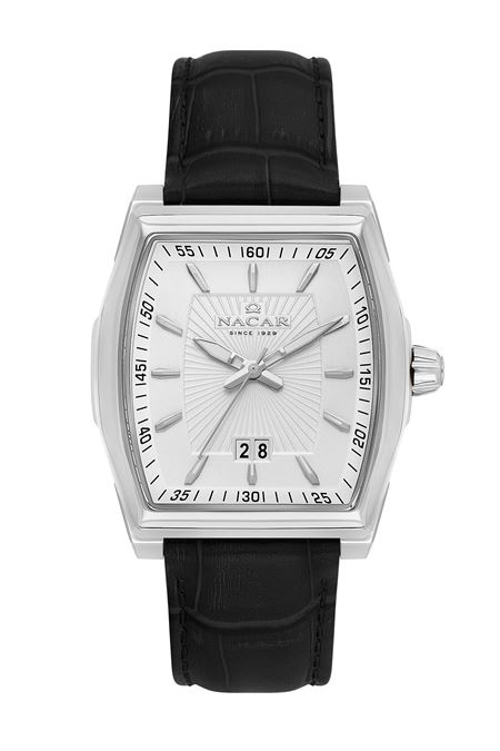 SİYAH HAKİKİ DERİ ERKEK KOL SAATİ