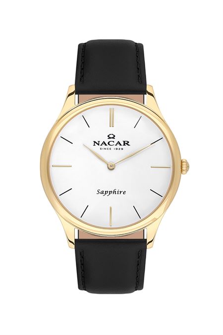 SİYAH HAKİKİ DERİ ERKEK KOL SAATİ