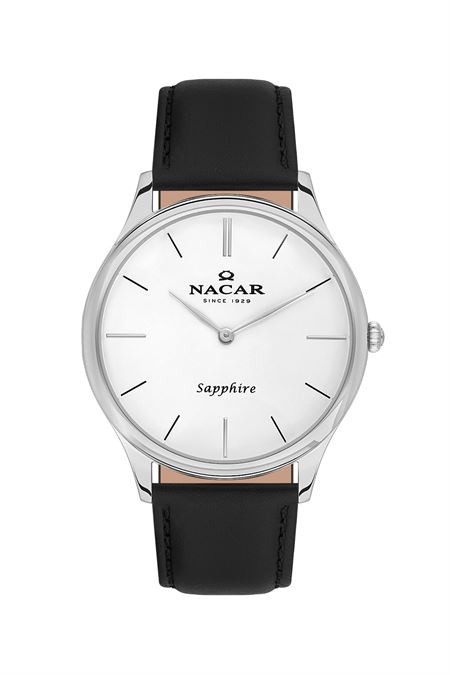 SİYAH HAKİKİ DERİ ERKEK KOL SAATİ