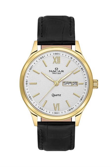 SİYAH HAKİKİ DERİ ERKEK KOL SAATİ