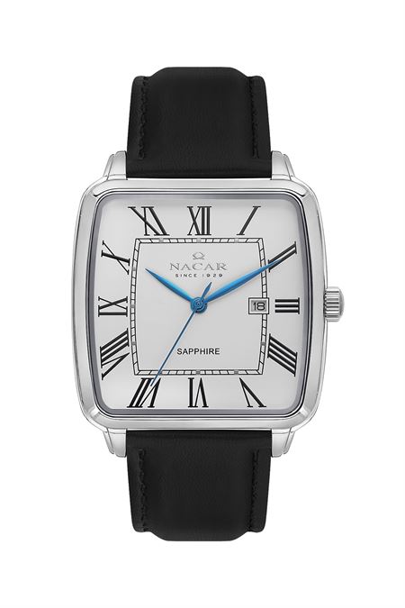 SİYAH HAKİKİ DERİ ERKEK KOL SAATİ