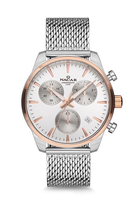 ÇELİK HASIR BAND ERKEK KOL SAATİ