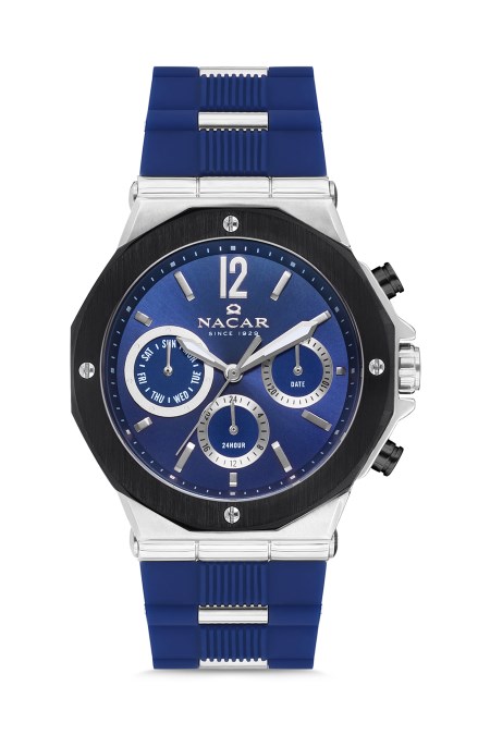 MAVİ SİLİKON ERKEK KOL SAATİ