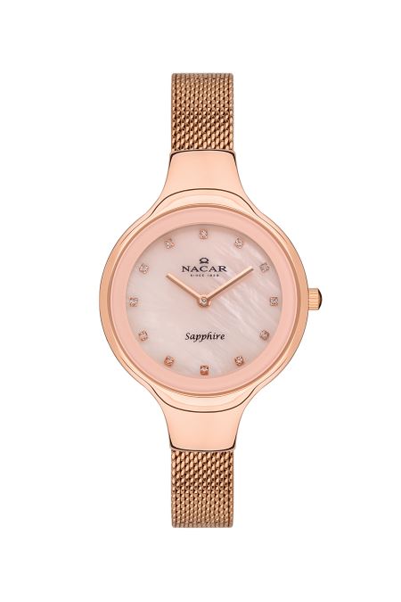 PEMBE HASIR BAND KADIN KOL SAATİ