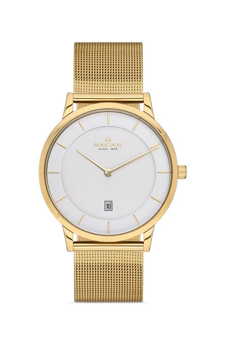 SARI HASIR BAND ERKEK KOL SAATİ