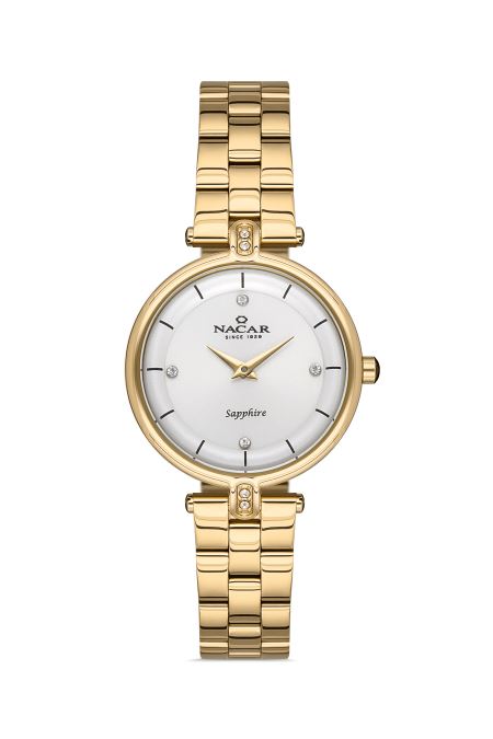 SARI METAL BAND KADIN KOL SAATİ