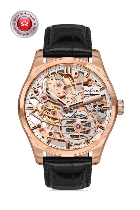 SİYAH HAKİKİ DERİ ERKEK KOL SAATİ