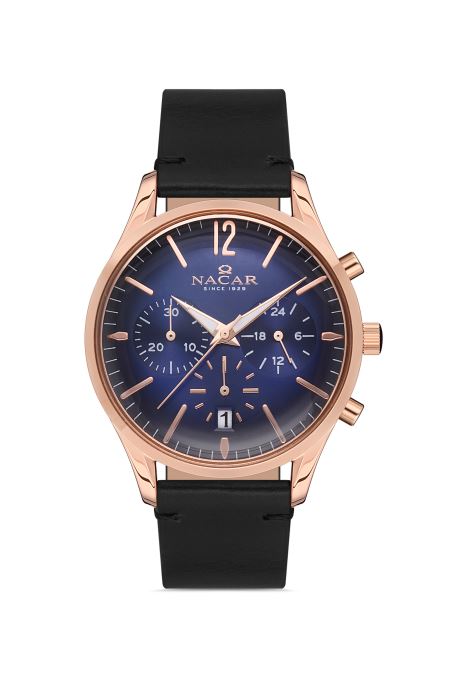 SİYAH HAKİKİ DERİ KADIN KOL SAATİ