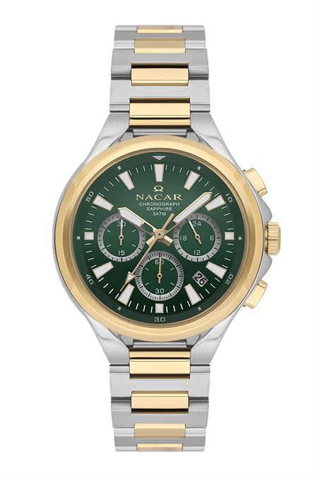 ÇELİK - SARI METAL BAND ERKEK KOL SAATİ