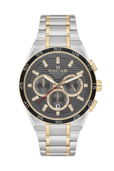 ÇELİK - SARI METAL BAND ERKEK KOL SAATİ