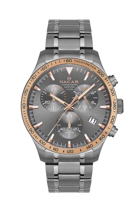 GRİ TİTANYUM ERKEK KOL SAATİ