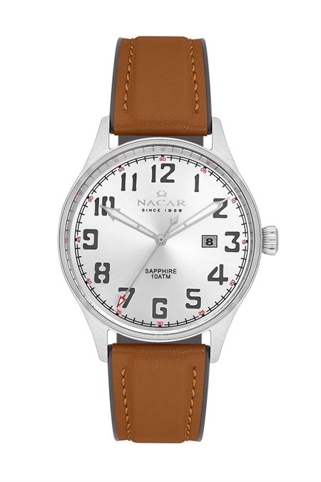 KAHVERENGİ HAKİKİ DERİ ERKEK KOL SAATİ