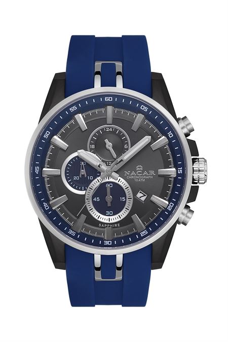 MAVİ SİLİKON ERKEK KOL SAATİ