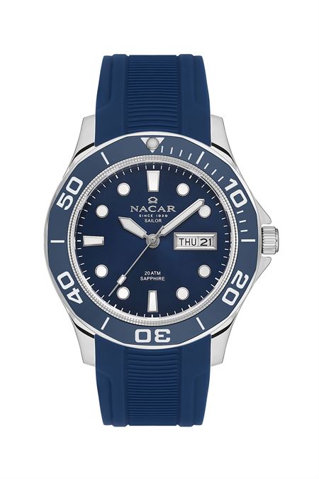 MAVİ SİLİKON ERKEK KOL SAATİ