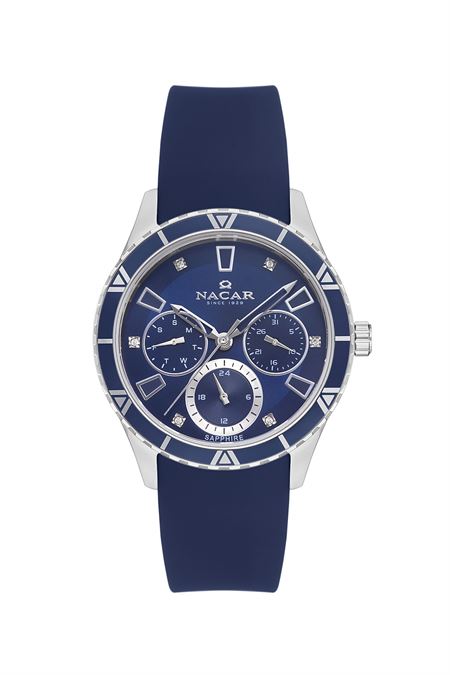 MAVİ SİLİKON KADIN KOL SAATİ