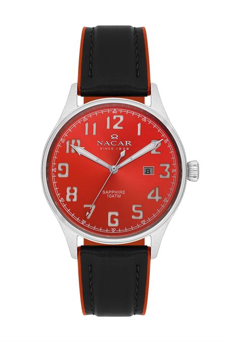 SİYAH HAKİKİ DERİ ERKEK KOL SAATİ