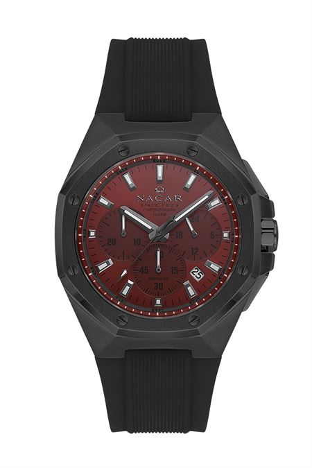 SİYAH SİLİKON ERKEK KOL SAATİ