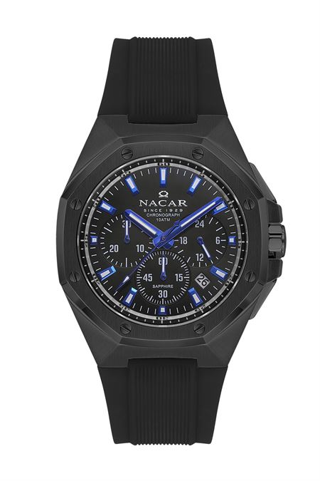 SİYAH SİLİKON ERKEK KOL SAATİ