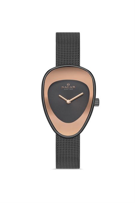 GRİ HASIR BAND KADIN KOL SAATİ