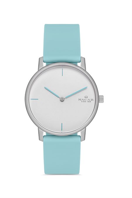 MAVİ SİLİKON KADIN KOL SAATİ